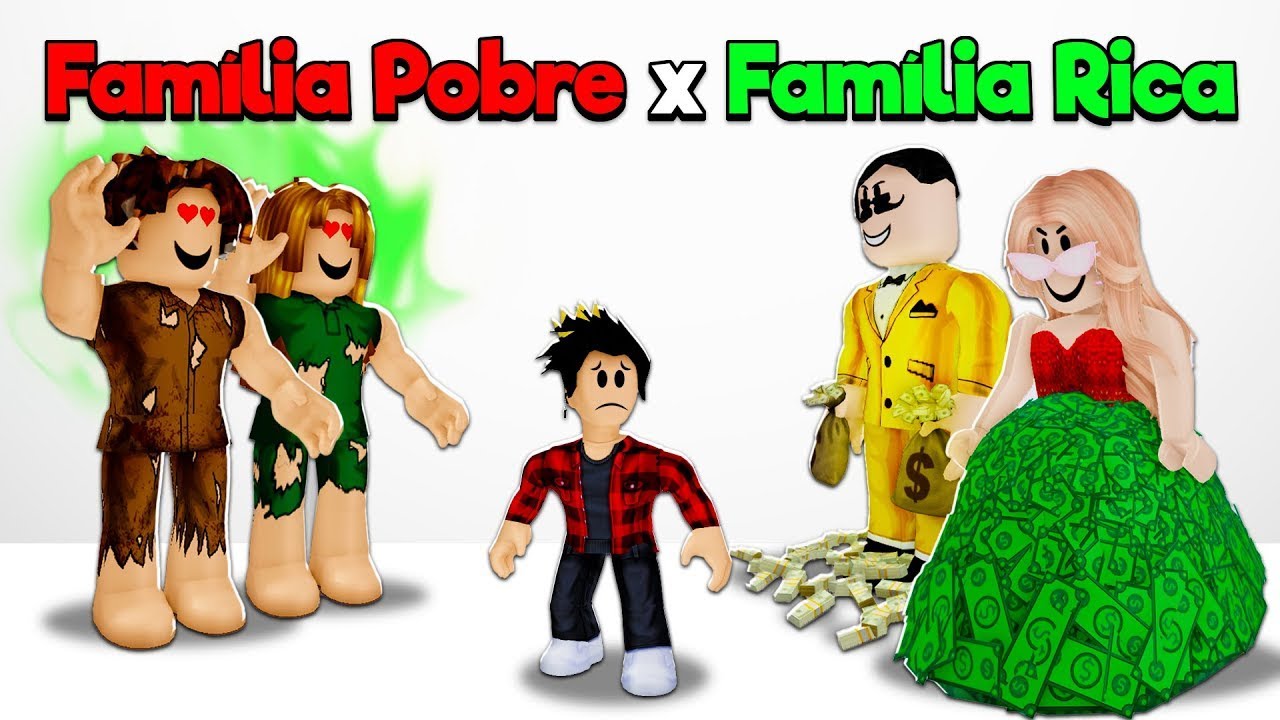 FAMÍLIA POBRE vs FAMÍLIA RICA no BROOKHAVEN!