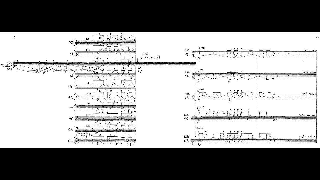 Xenakis: Shaar (w. Score)