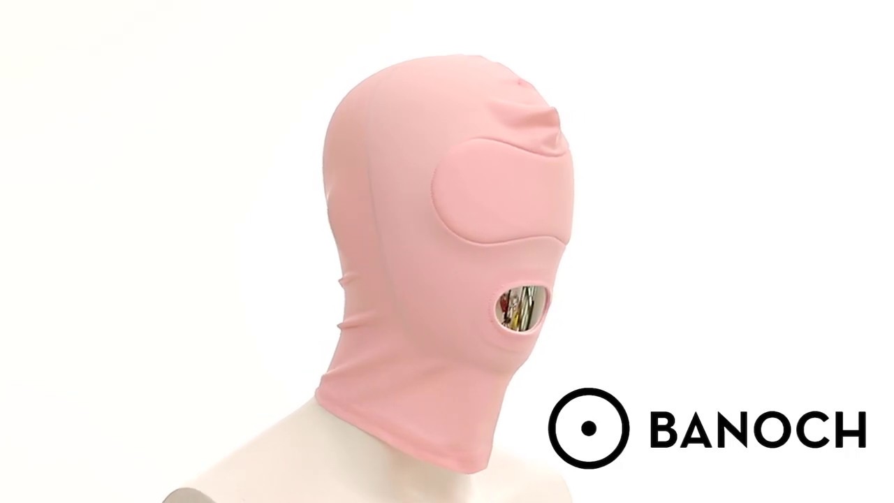 Banoch | Mask/1 hole Pink - Spandex Masker | BDSM