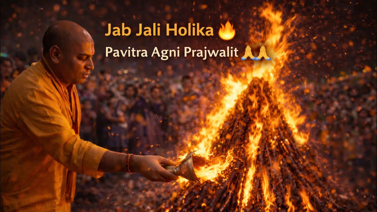 Pandit Ji Ne Di Holika Ko Agni 🔥🙏 | Advitya Homes Faridabad 2026