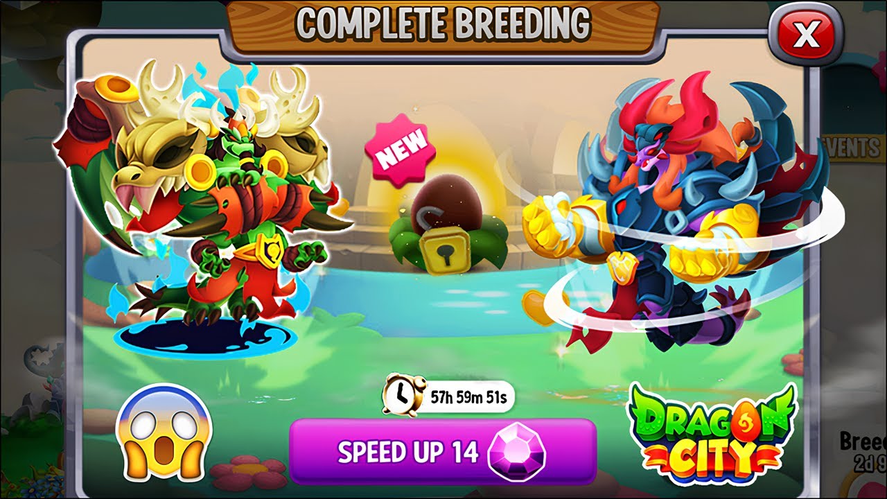 Dragon City: High Severed Extractor Dragon vs High Civil Armored Dragon [EXCLUSIVE BREEDING] 😱