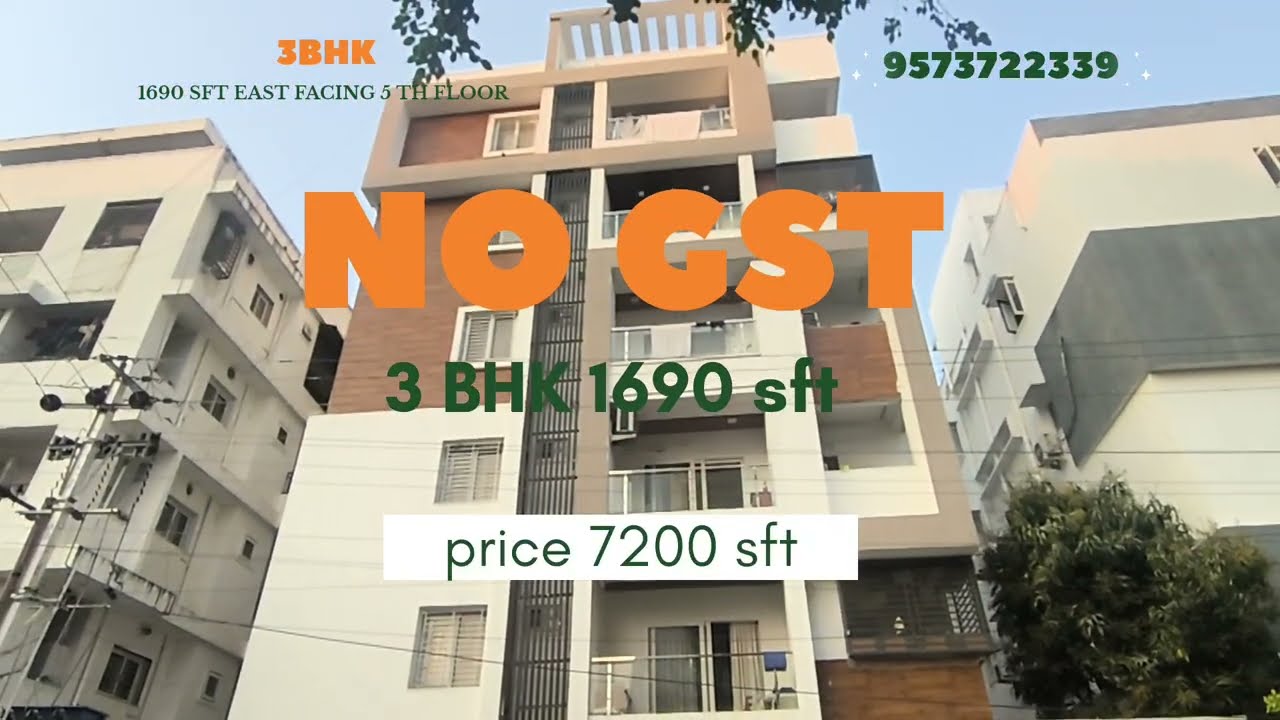 NEW FLAT 3 BHK SALE IN MANIKONDA |READY TO MOVE |CALL 9573722339 |#readytomove #3bhkflat #manikonda