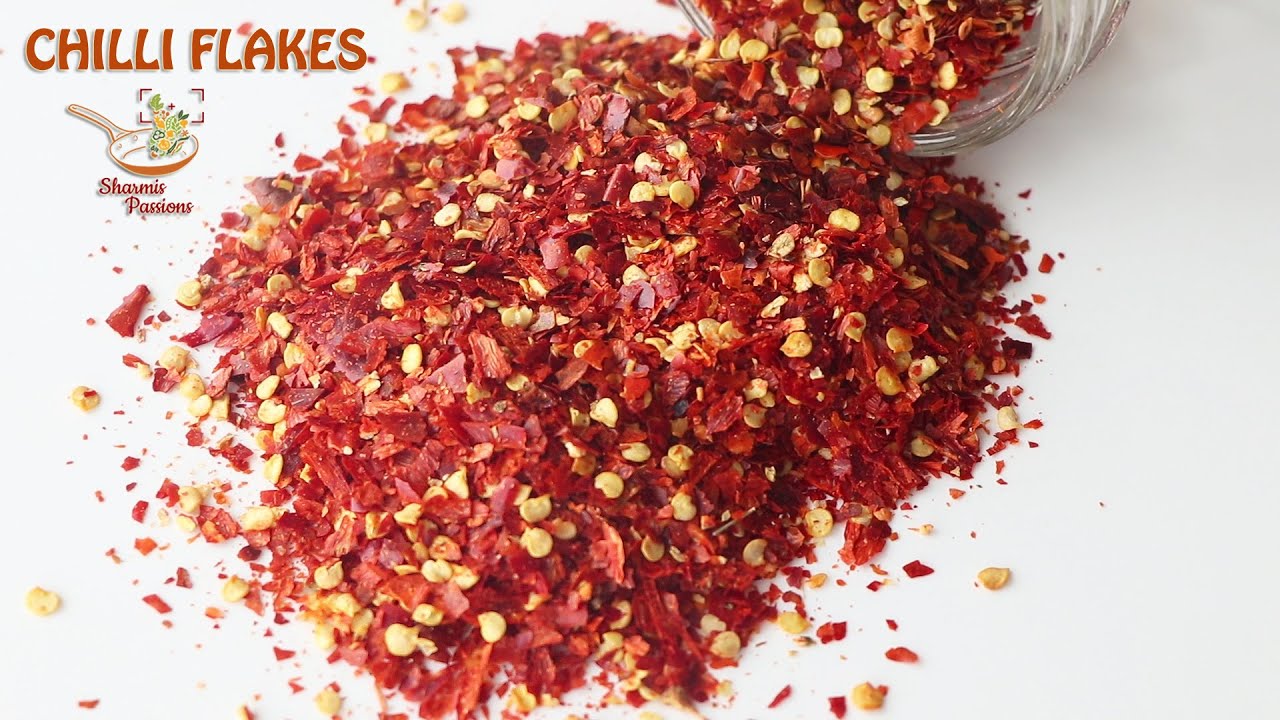 Chilli flakes | How to make chili flakes at home | Homemade chili flakes recipe