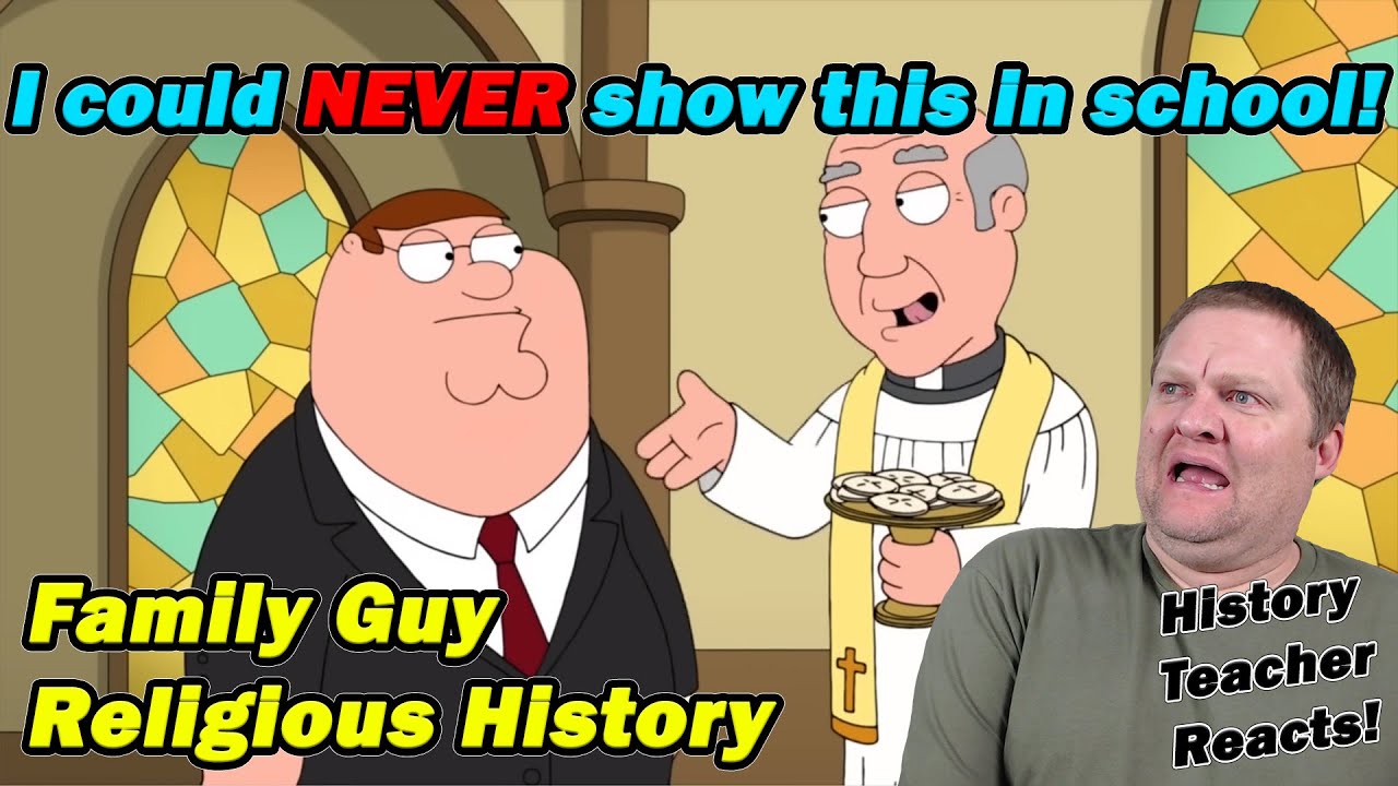 History Teacher Reacts to Family Guy Religious History Jokes!