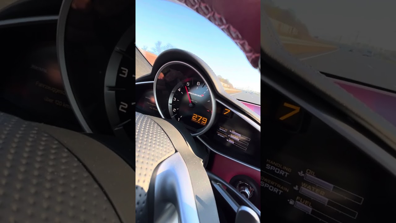 McLaren MP4-12C vmax Autobahn