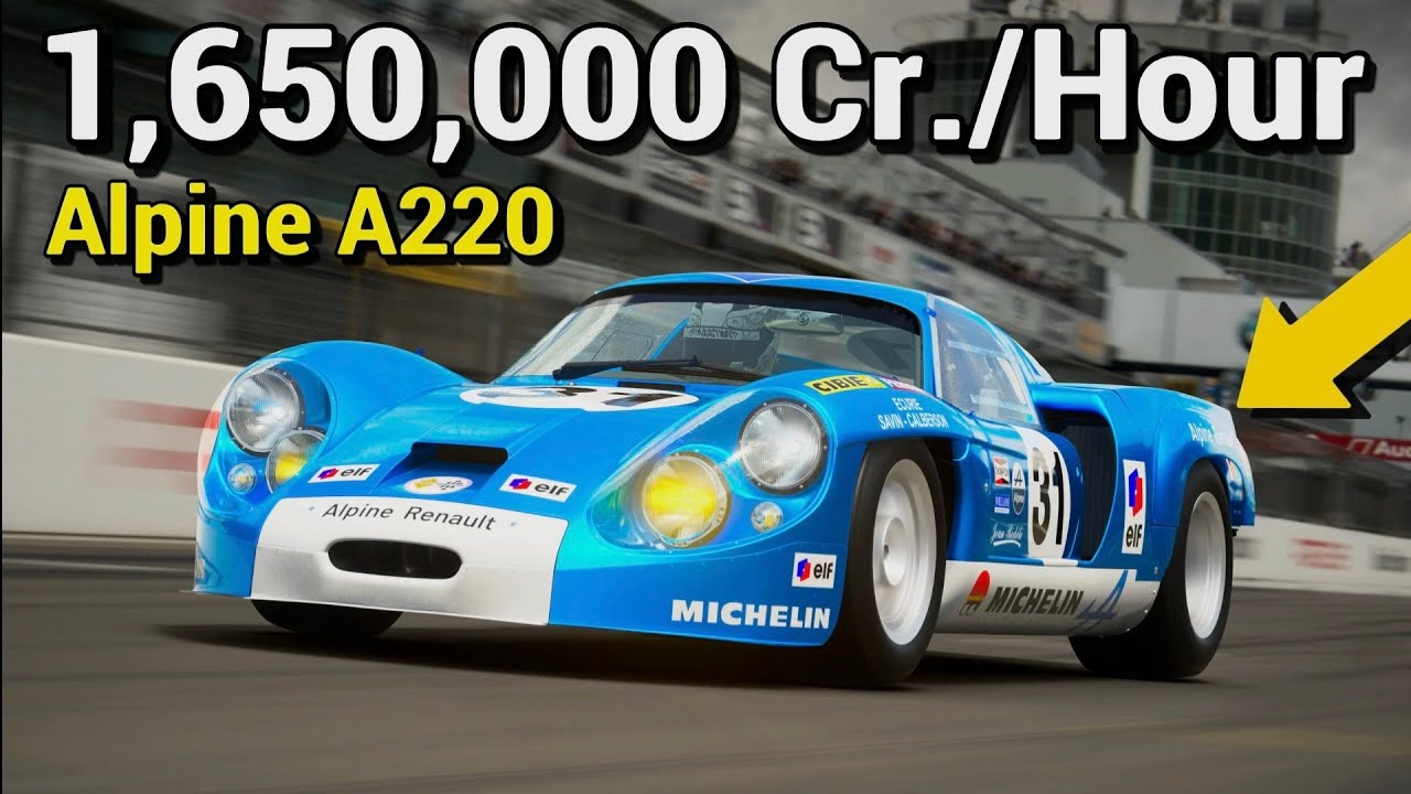 FAST & EASY Money Method | Alpine A220 Race Car | Gran Turismo 7 Update 1.60