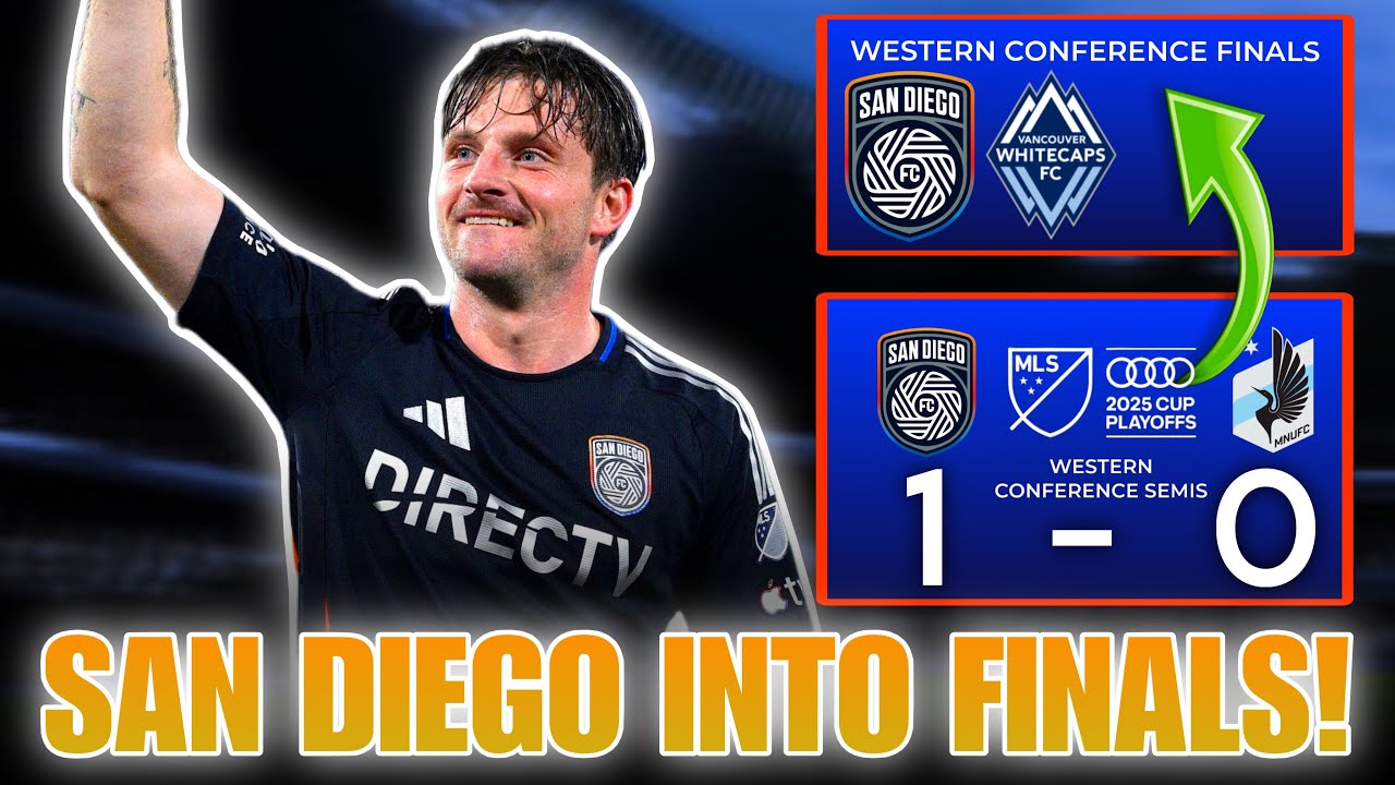 SAN DIEGO FC MOVE ON TO THE WESTERN CONFERENCE FINAL! | NARROW 1-0 WIN vs MINNESOTA (GAME REVIEW)