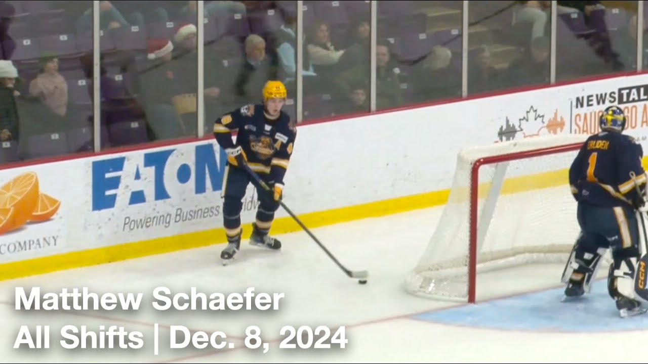 Matthew Schaefer (ERIE48) | All Shifts | Erie Otters vs. Brampton Steelheads (OHL) | 12 8 2024