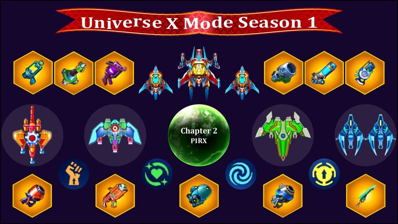 Galaxy Attack: Alien Shooting | Universe X Mode | Season 1 | Chapter 2 PIRX | By Apache Gamers