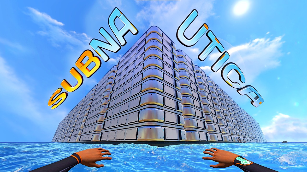 I Built The World's LARGEST Subnautica Base Using 1000 LARGE ROOMS