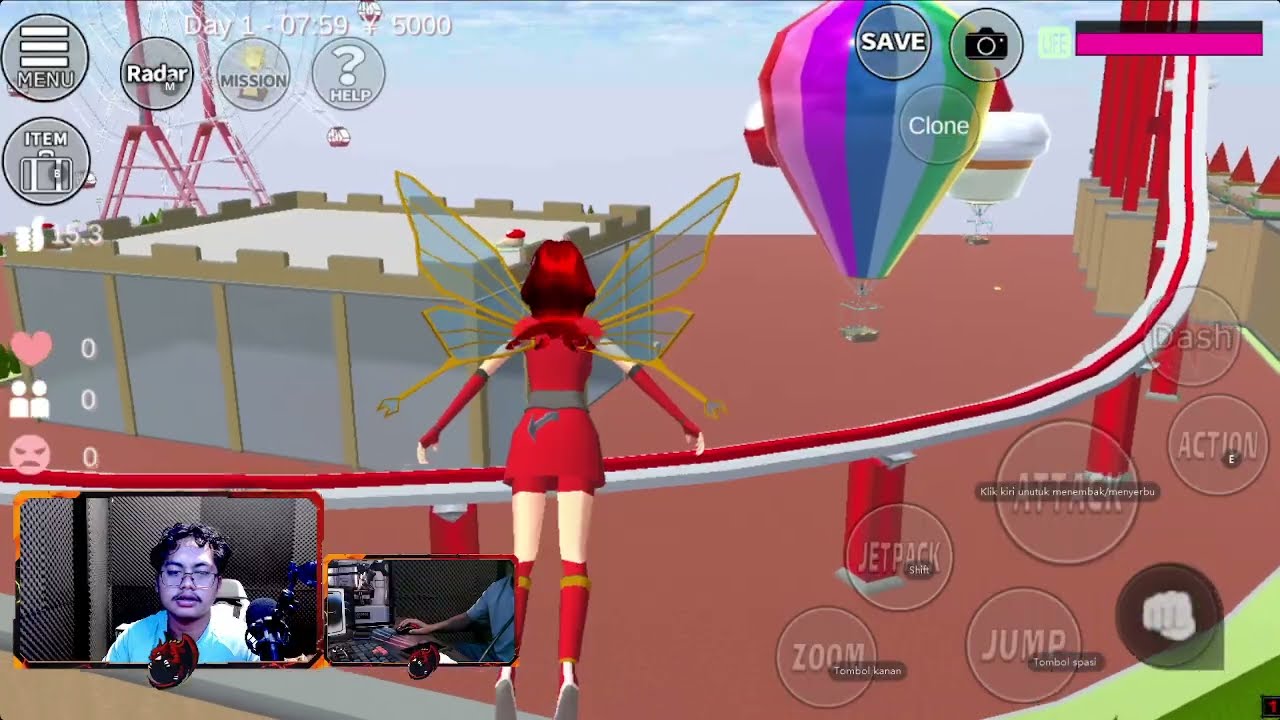 SAKURA SCHOOL SIMULATOR || BERKELANA DI AREA BERMAIN SERUU MENCARI MISTERI