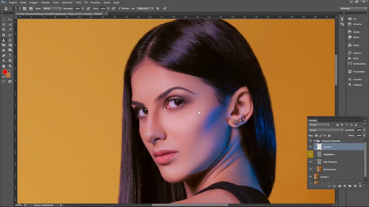 Photoshop Retouch | Tratamento de Pele Avan&ccedil;ado | Adobe Photoshop CC 14