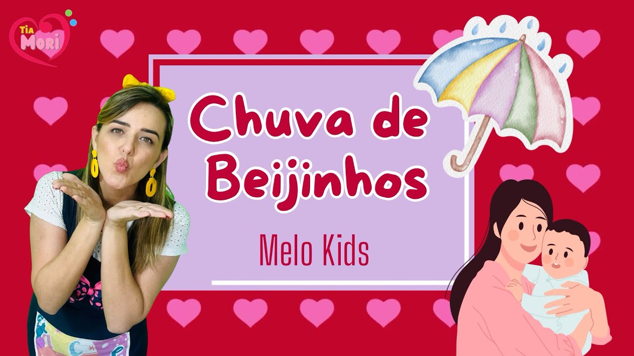 CHUVA DE BEIJINHOS | Dia das Mães | GESTOS | Música FÁCIL | Canção de @millermelokids