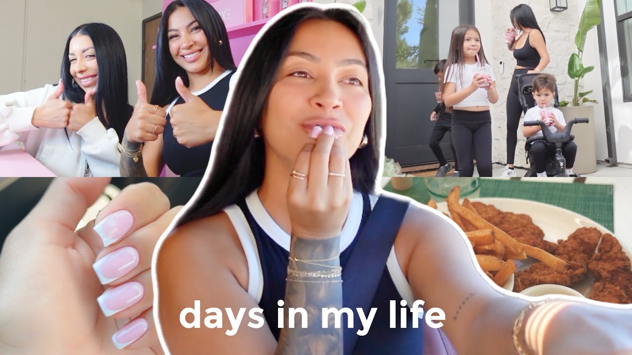 days in my life. work, mom life + self care ☁️