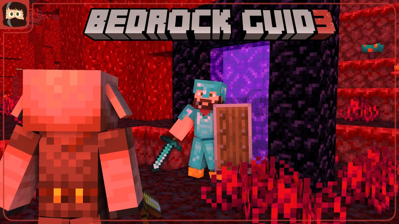 TIPS For EASY Nether SURVIVAL | Bedrock Guide S3 EP12 | Minecraft