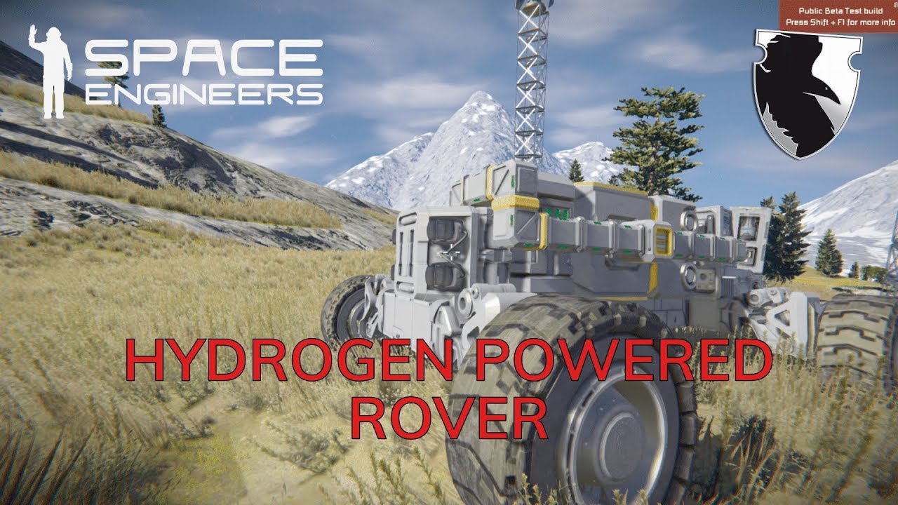 SPACE ENGINEERS Survival Playtest :: HYDROGEN POWERED ROVER :: PART 2
