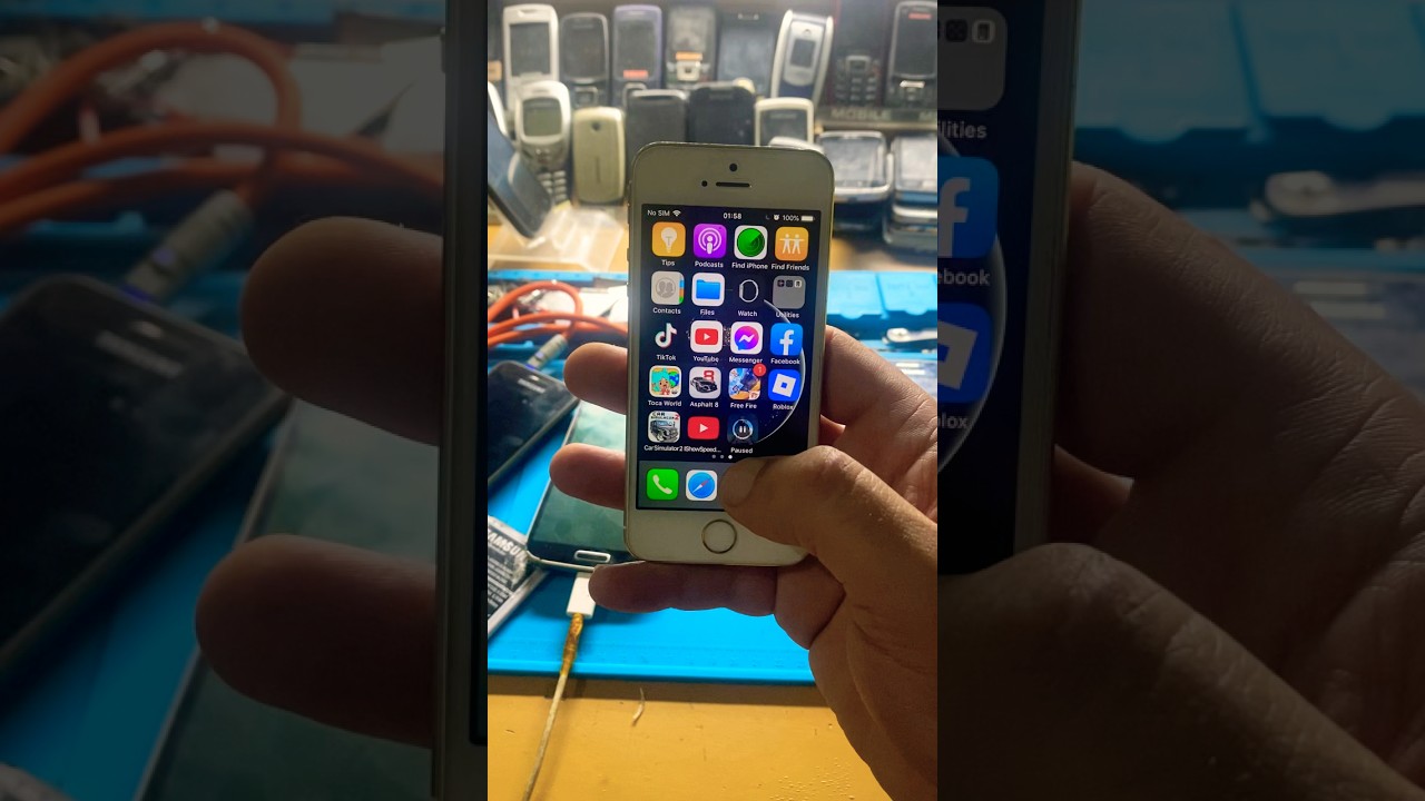 installing PUBG in iPhone 5S 💀 #iphone #mobile #smartphone #nostalgia #retro #reels