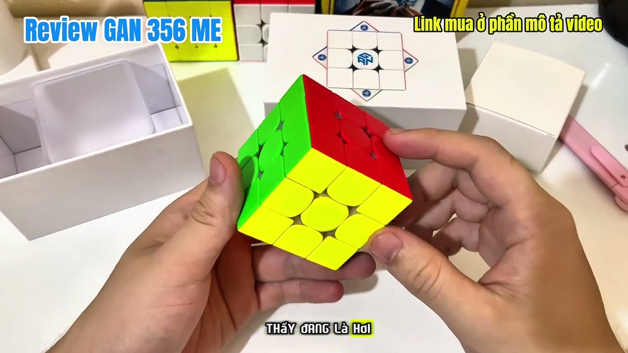 Review GAN 356 ME - Khối rubik tầm trung ổn định | Hải Muối Rubik