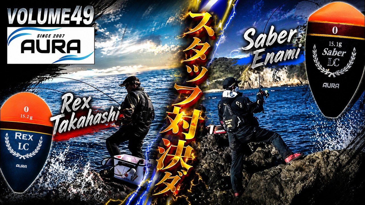 南伊豆大瀬沖磯でメジナ（グレ）釣りに興じる！#磯釣り#AURA＃VARIVAS