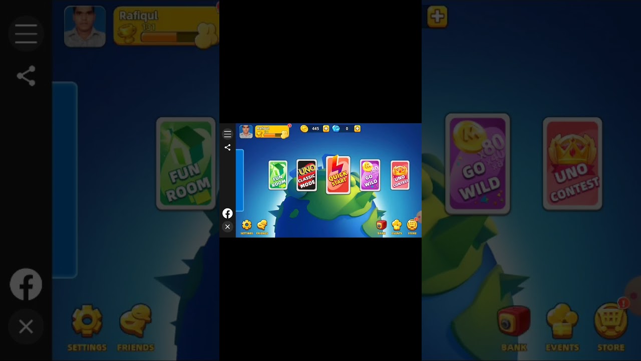 how to play uno in Facebook