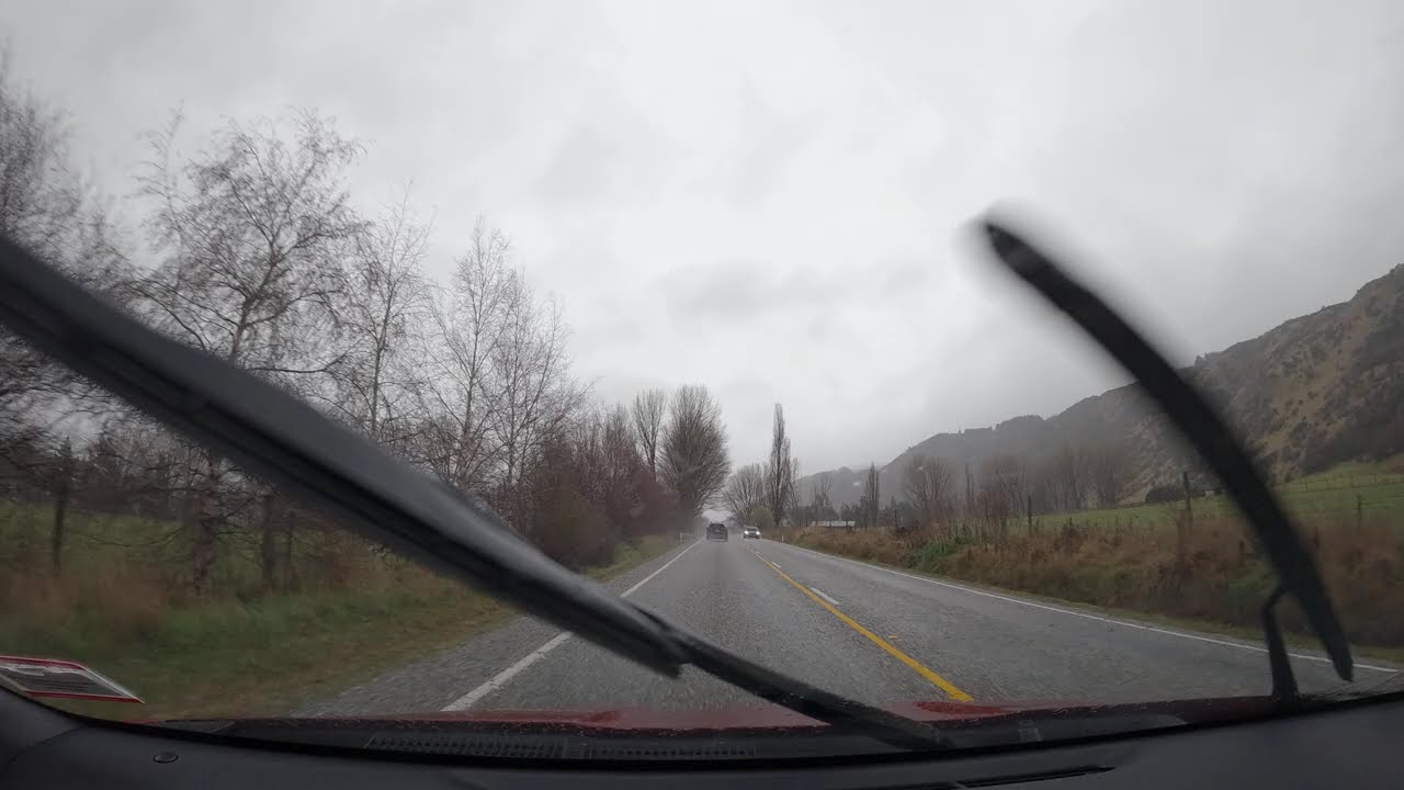 Roadtrip Archive 231 - Earnscleugh to Arrowtown to Queenstown - New Zealand - Driving Timelapse