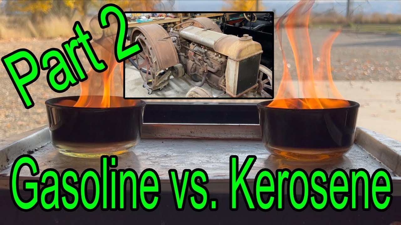 Fordson F Tractor - Gasoline Vs. Kerosene Demonstration