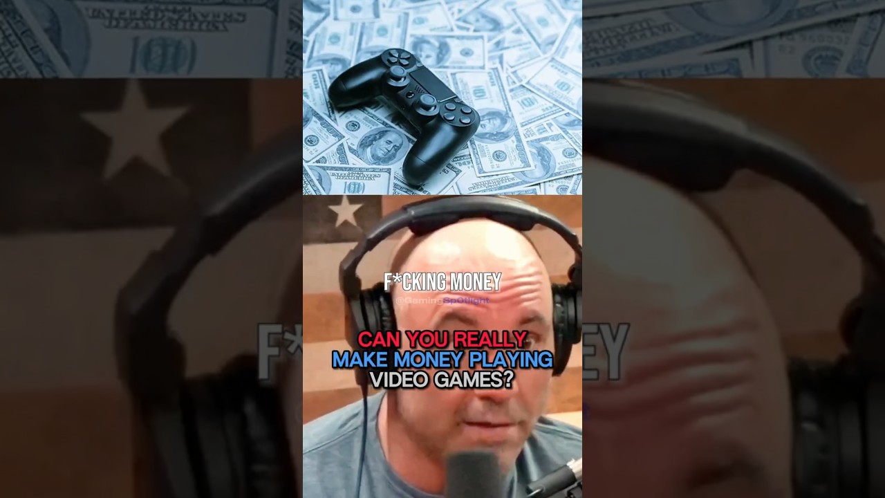 Can You Really Make Money Playing Video Games? #shorts #gaming #joerogan