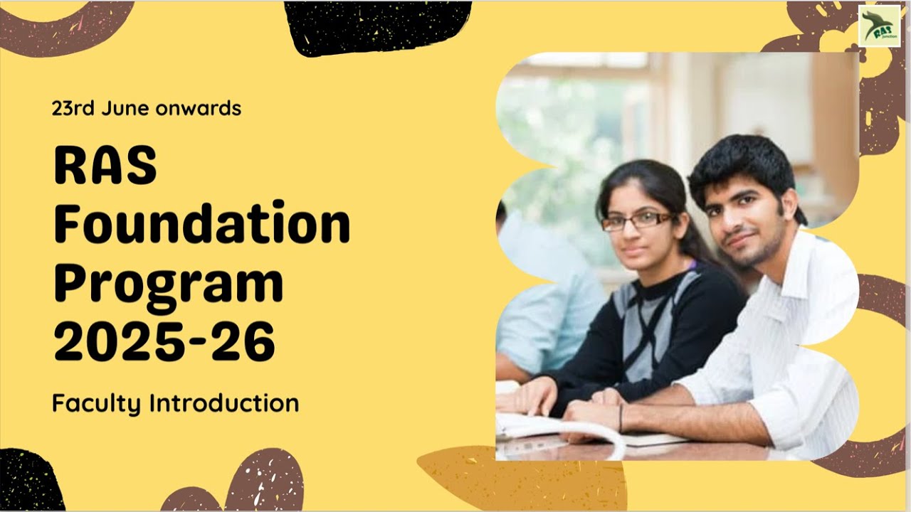 RAS Foundation Program 2026: Choosing the Right Course