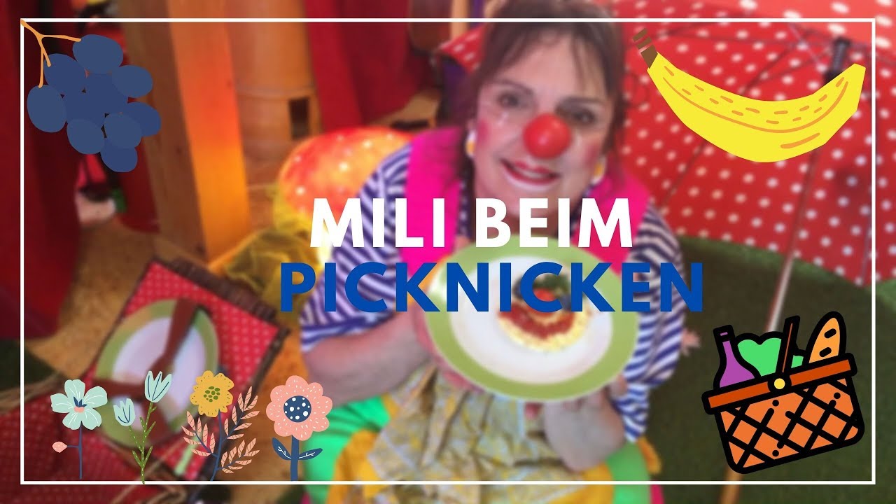 Mili beim Picknicken
