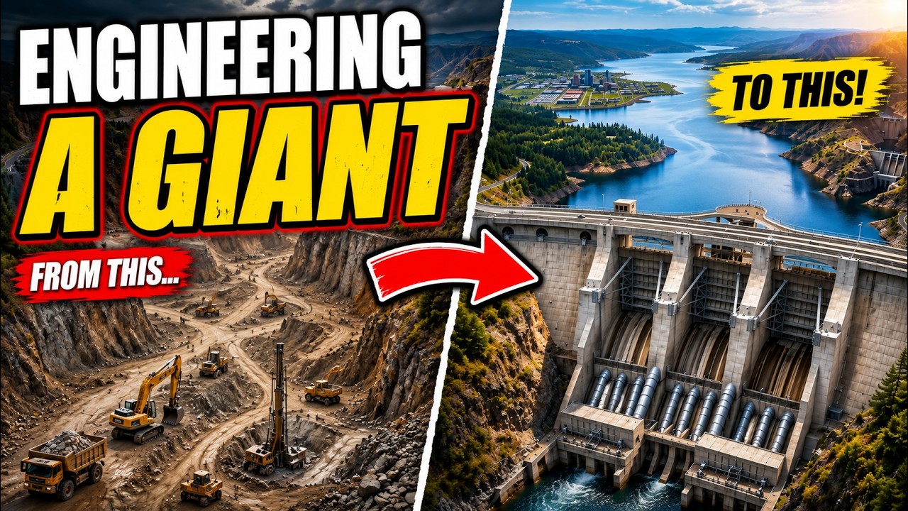 Mega Dam Construction Transforming the Landscape! 🏗️🌊