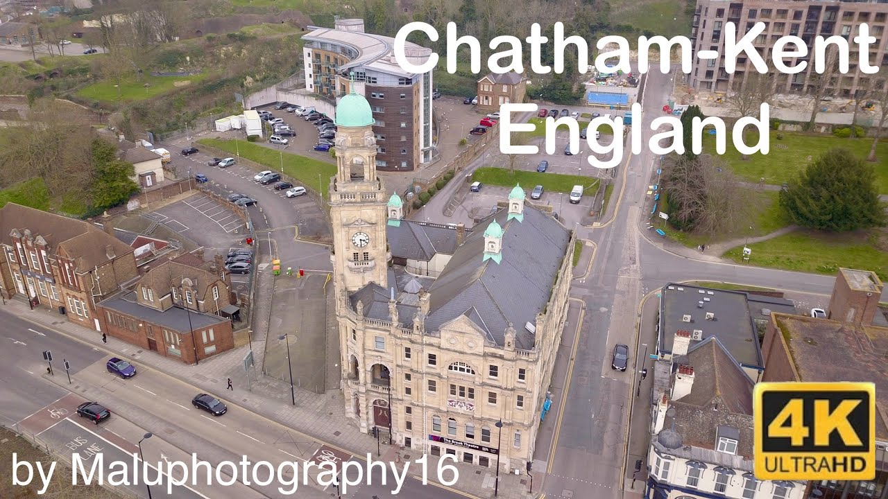 Chatham (Kent) England🇬🇧/HD/4K/DJI/Drone/Aerial-Shots/Maluphotography16/UK/GB/