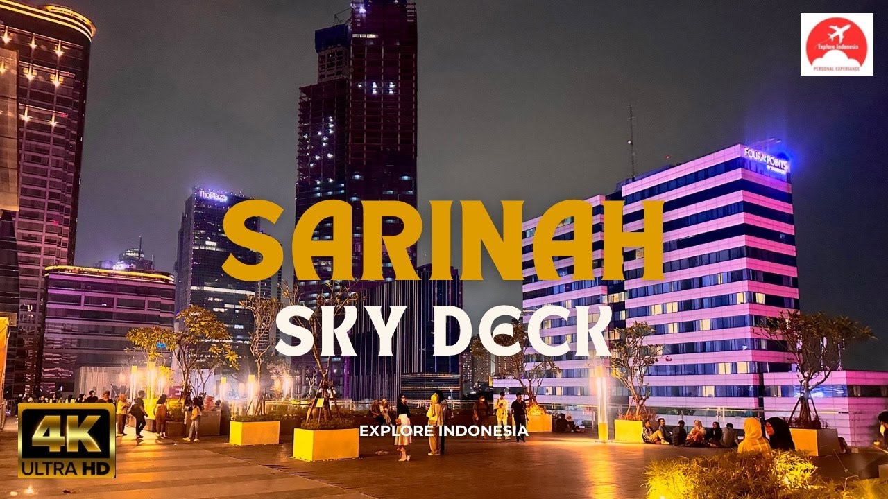 🇮🇩BEST Sky Deck EVER at Sarinah Tower Jakarta Indonesia ! #jakartavlog