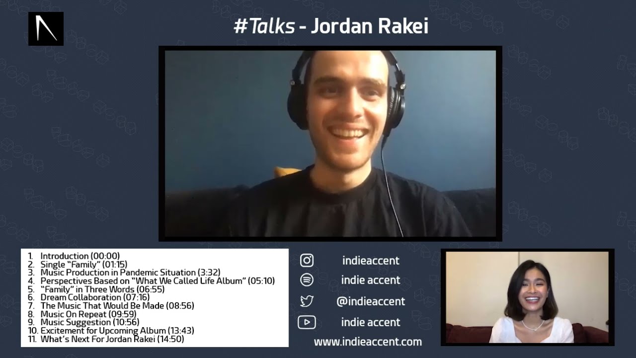 Indie Accent #Talks - Jordan Rakei Interview