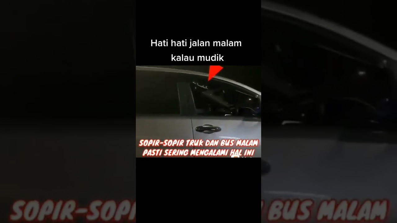 mengerikan !! Hati2 kalau mudik gaes 😵😵 #horrorstories #indonesia #driving #car #horor