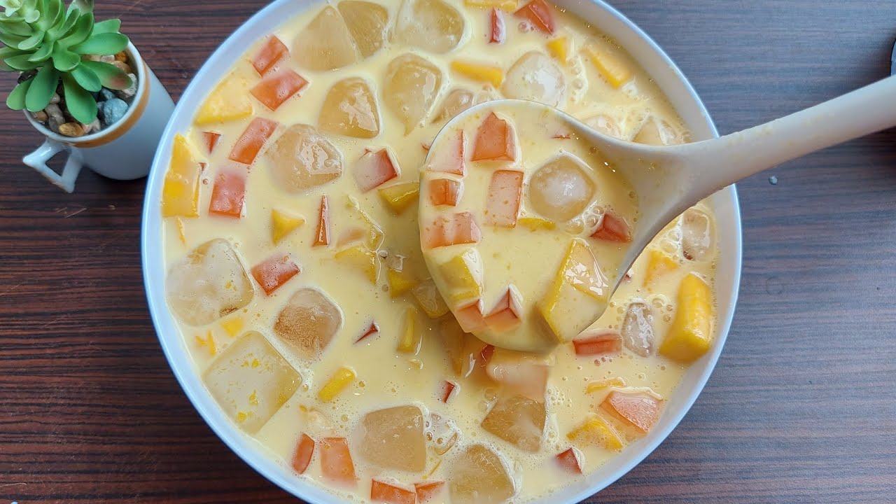 Es Mangga Susu yang creamy dan segar,tanpa Susu evaporasi