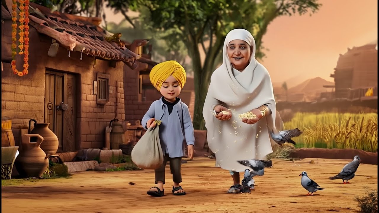 Divine Satnam Waheguru (ਸਤਨਾਮ ਵਾਹਿਗੁਰੂ) Simran for Babies & Kids | Gentle Gurbani Meditation Music