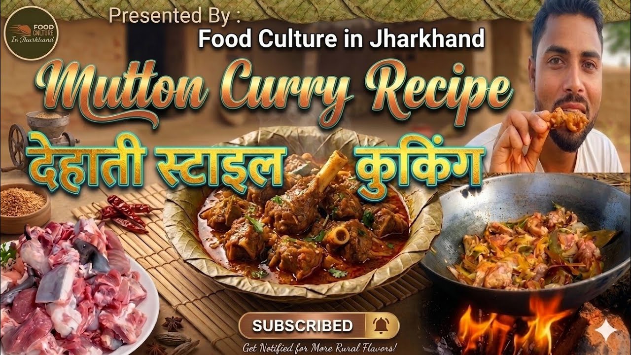 देहाती स्टाइल खस्सी तियन | Traditional Mutton curry recipe
