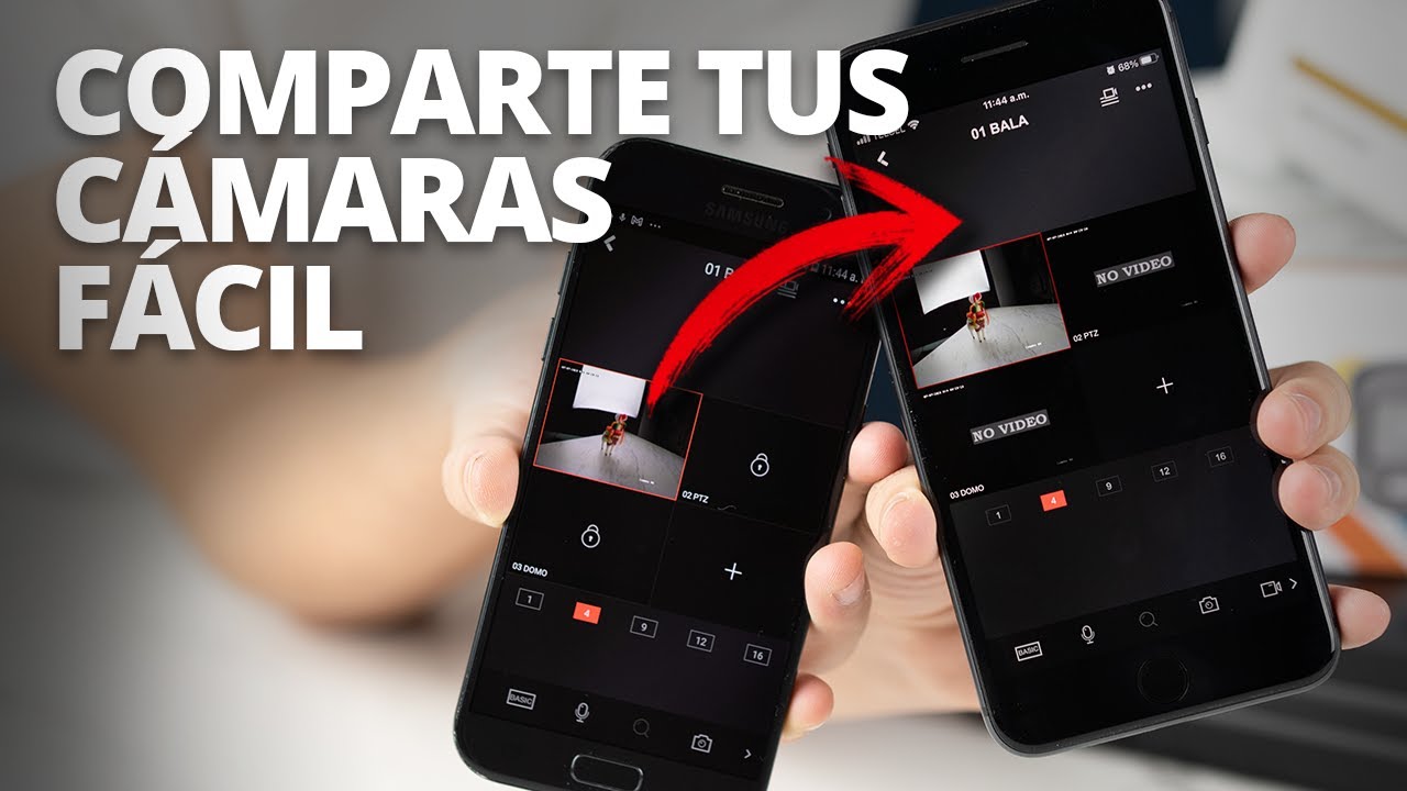 Vincula y comparte tu DVR a otro o más celulares con HikConnect fácil. HIKVISION, EPCOM y HILOOK