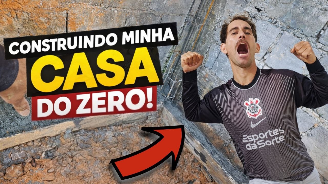 Comecei do zero… e minha casa está nascendo graças aos inscritos!