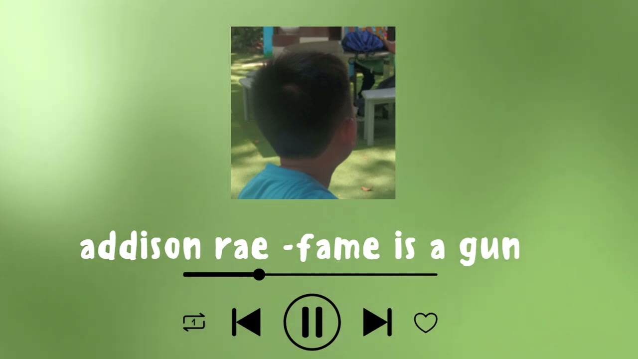 addison rae - fame is a gun (slowed & reverb)