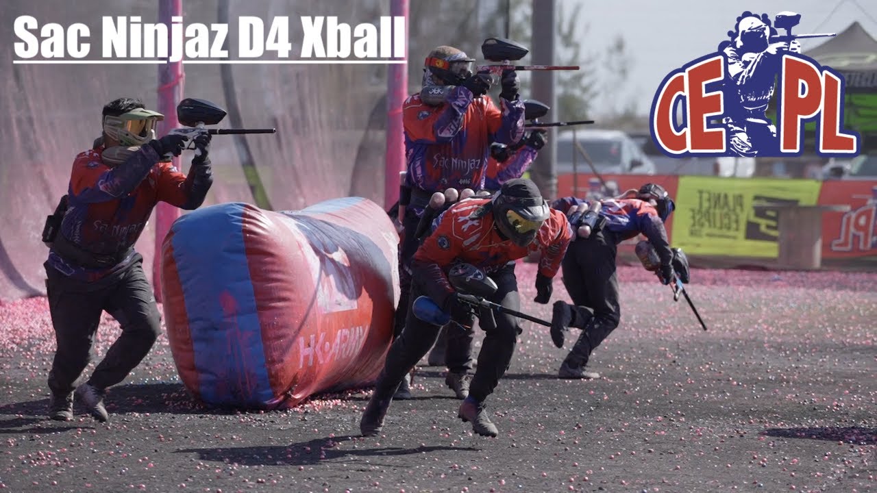 Sac Ninjaz D4 XBALL / CEPL HK Army NorCal Cup 2021 / Paintball Tournament Raw Footage