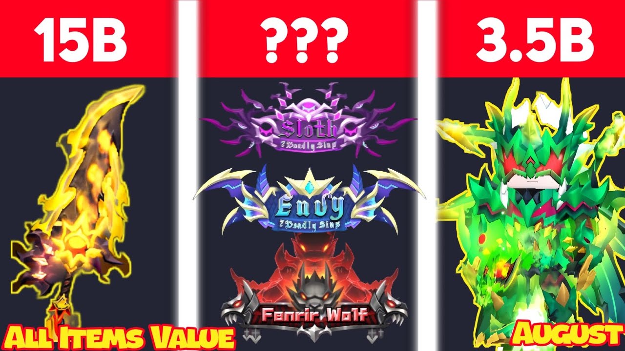 Value List Skyblock 2025 || All Mvp Swords Value || Skyblock Blockman Go