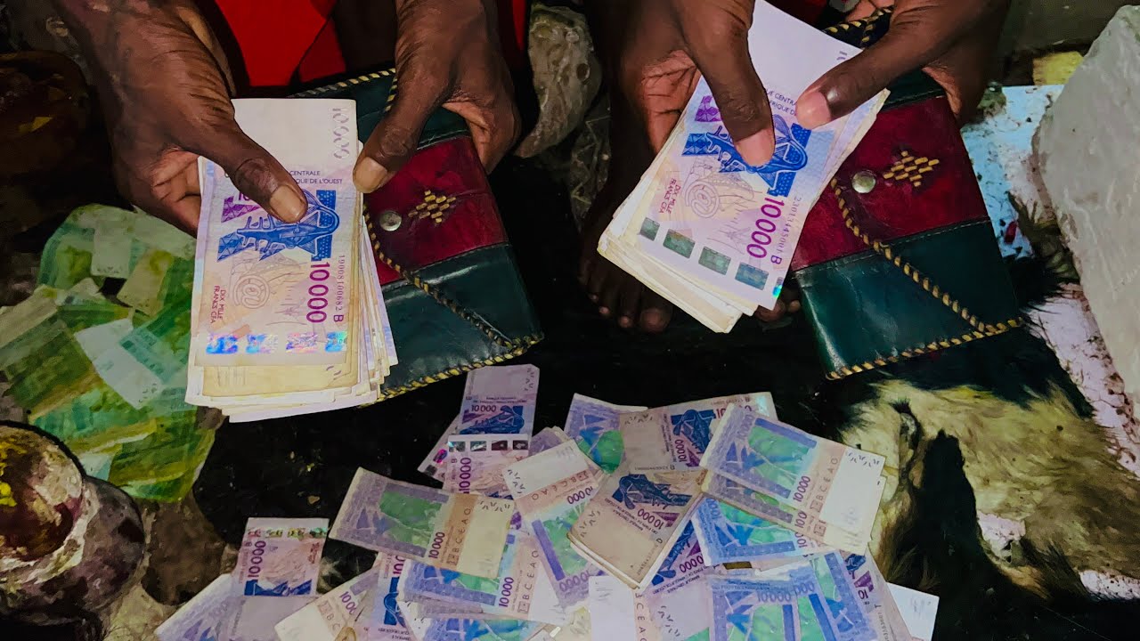 Portefeuille magique démonstration visite de deux ivoiriens 🇨🇮 (Pochette magique ou Bedou magique)