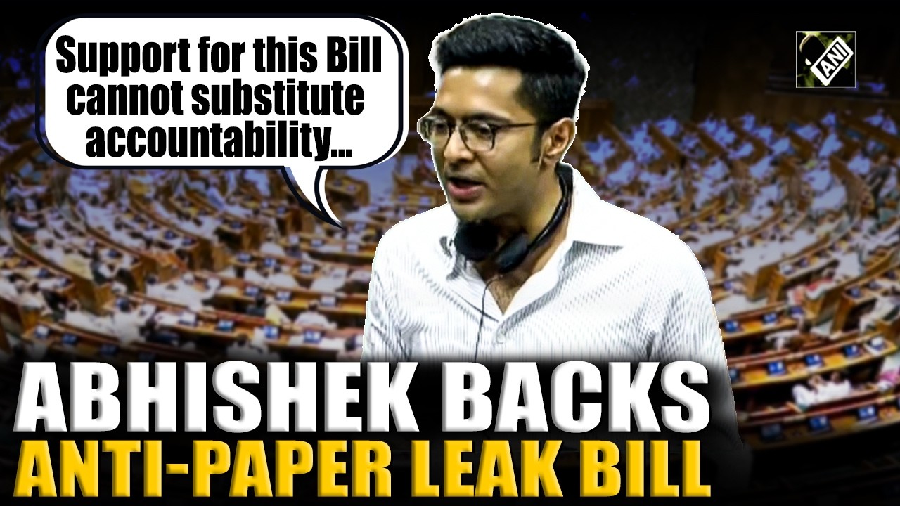 TMC MP Abhishek backs Anti-Paper Leak Bill, says new laws alone won't secure students' future