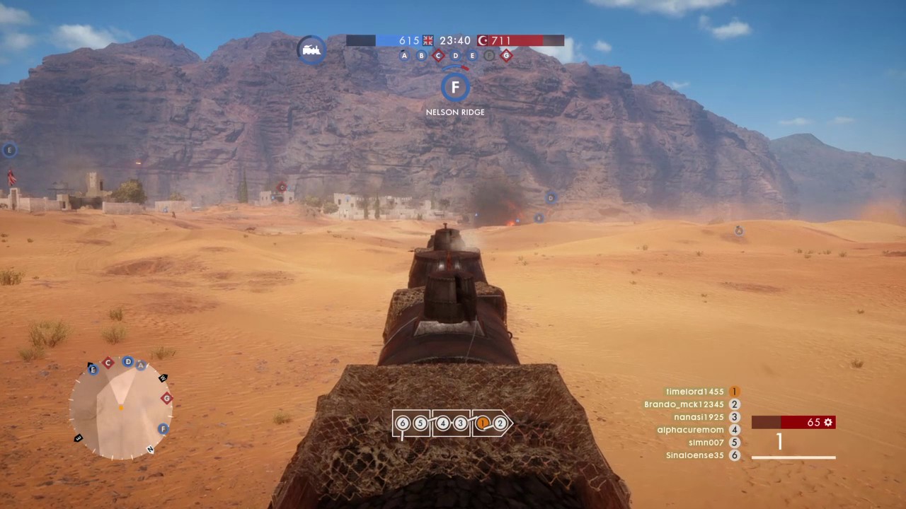 Battlefield 1 armored  train gameplay