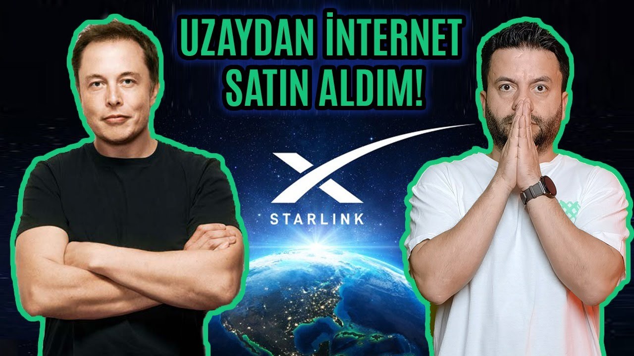 ELON MUSK, TÜRK TELEKOM'A RAKİP OLDU!  (Starlink ile uzaydan internet satın aldım!)