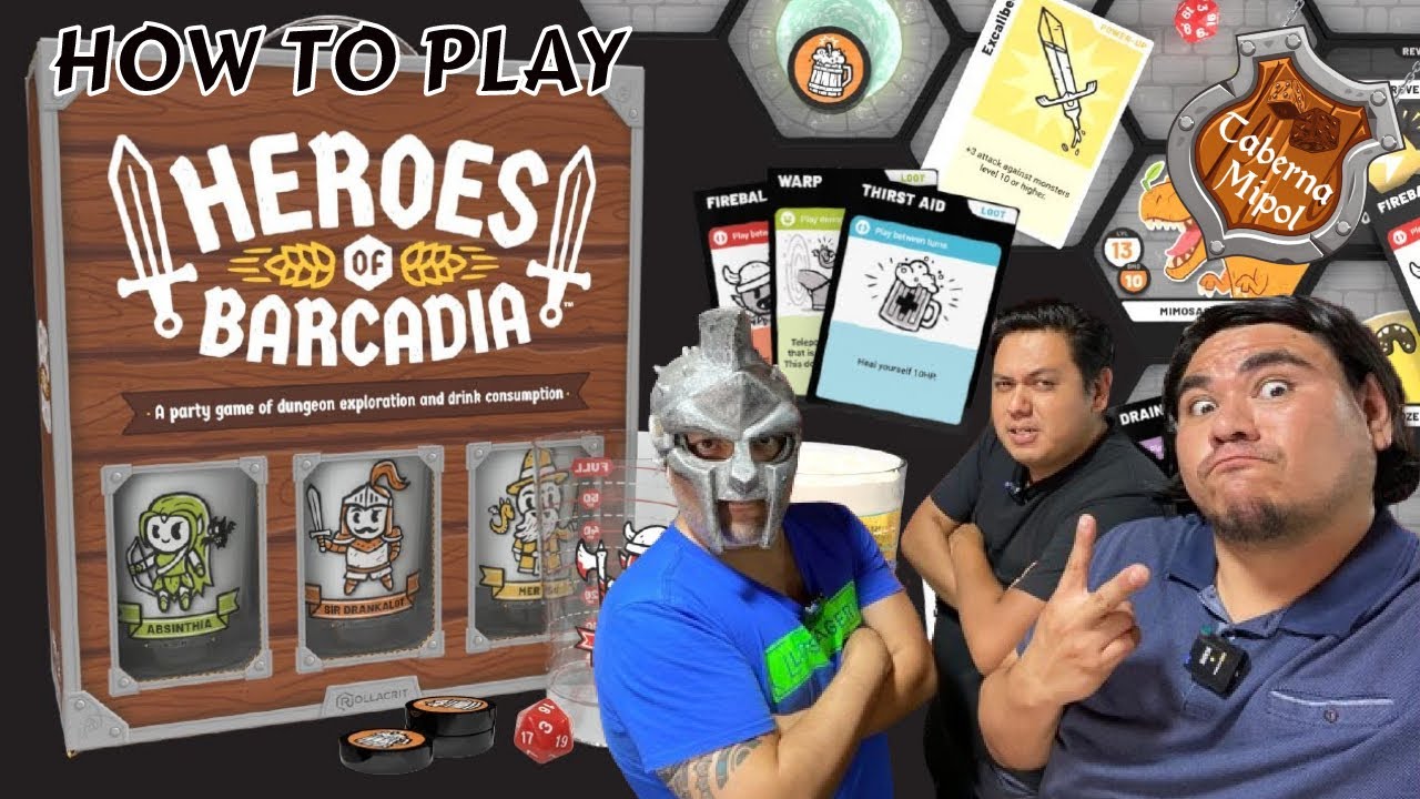 Aprende a jugar de forma Épica -Heroes of Barcadia- #juegosdemesa #howtoplay #tabletopgaming