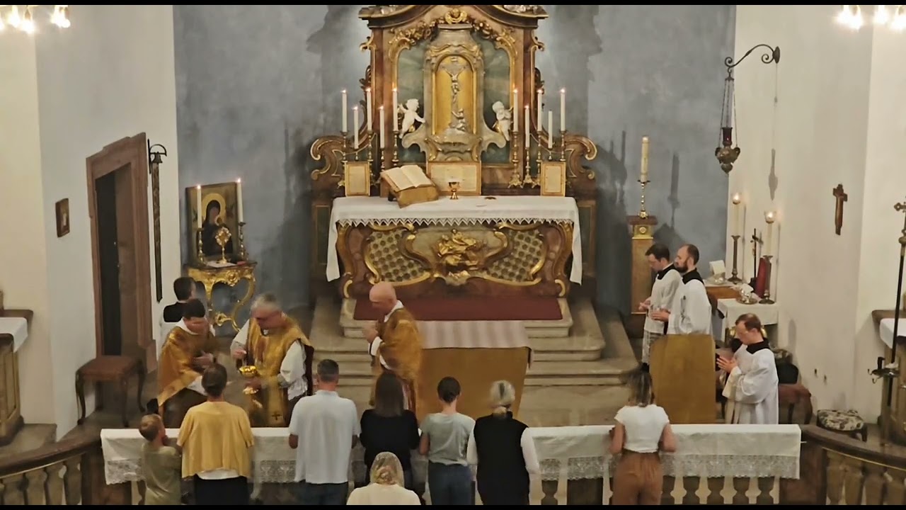 27.7.25 (20.) "Lascia ch'io pianga" (Händel -Arie "Rinaldo"-Trompete/Orgel), zur Spendung d.hl.Komm.