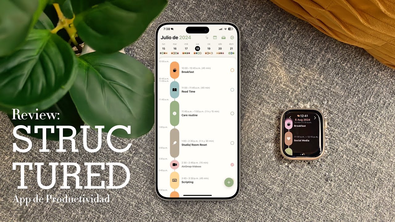 La App de Productividad m&aacute;s Aesthetic & Efectiva: Structured App ✔