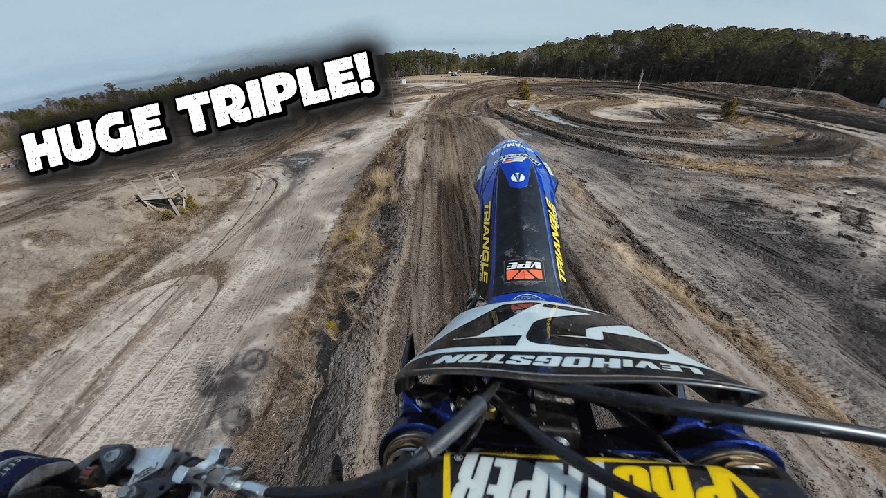 I Finally Jumped the BIG Triple at County Line Mx! ┃ YZ 125